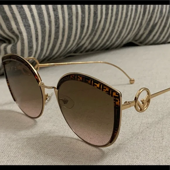 Fendi | Accessories | Fendi 58mm Metal Butterfly Sunglasses  display picture 2